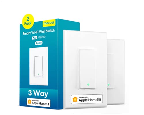 Meross smart light switch Meross 3-way Smart Light Switch