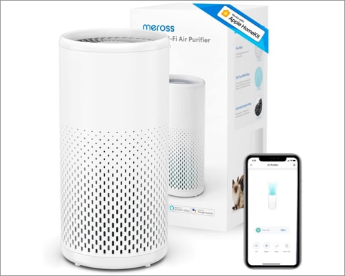 Meross smart wifi air purifier for home supports apple homekit Meross Smart WiFi Air Purifier for Home Supports Apple HomeKit