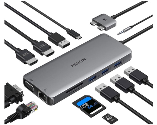 Mokin 12 in 1 hub less price more ports Mokin 12 in 1 hub less price more ports