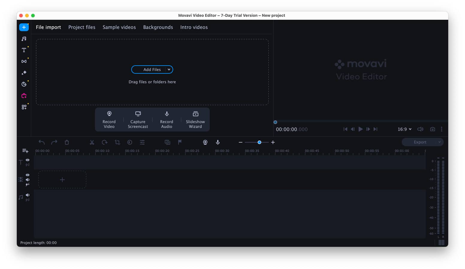 Movavi video editor user interface Movavi Video Editor User Interface