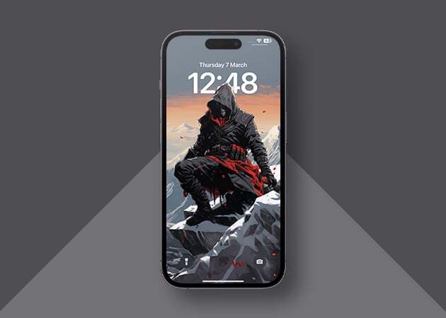 Ninja 4k depth effect wallpaper Ninja 4K depth effect wallpaper