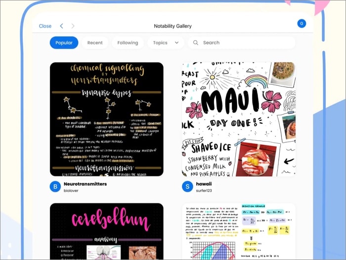Notability for ipad Notability - Best digital canvas app for iPad