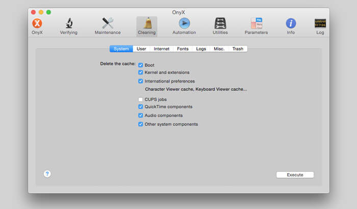 Onyx mac cleaner software OnyX Mac Cleaner Software
