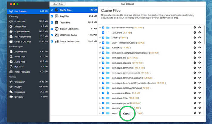 Os cleaner master mac app screenshot OS Cleaner Master Mac App Screenshot