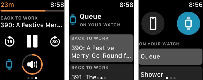 Overcast apple watch music app screenshot overcast apple watch music app screenshot