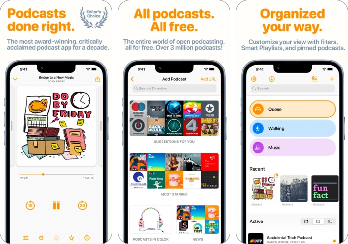 Overcast best entertainment iphone app you must have Overcast best entertainment iPhone app you must have