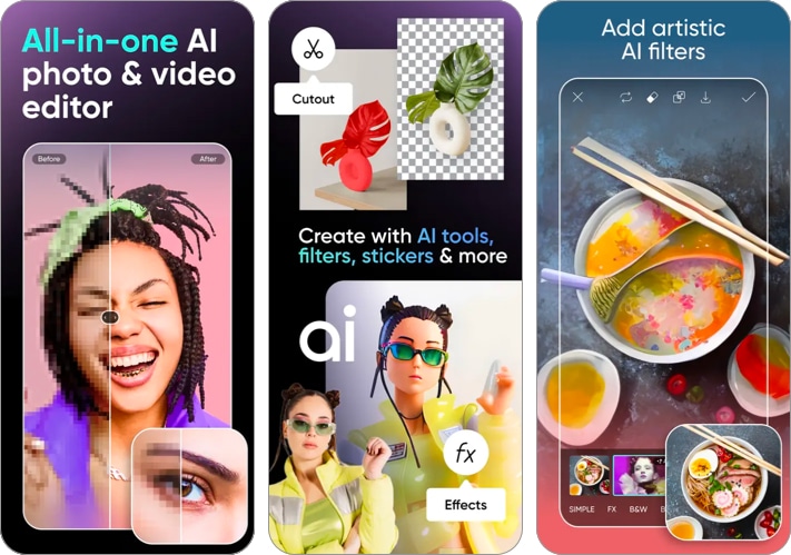 Picsart best photovideo iphone app Picsart best photo:video iPhone app