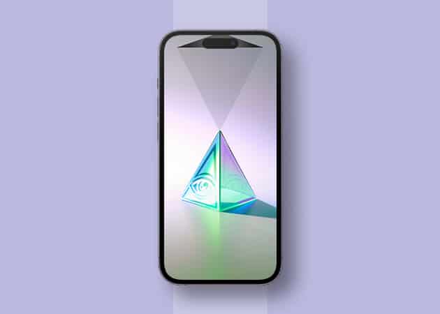Prism dynamic island wallpaper in 4k Prism Dynamic Island Wallpaper in 4K