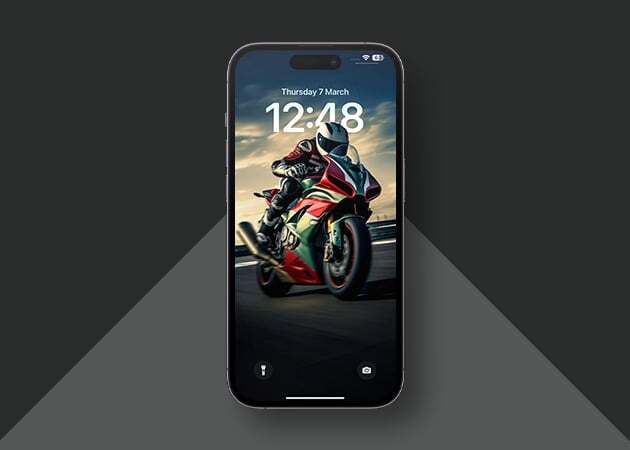 Racing motorcycle depth effect wallpaper Racing Motorcycle depth effect wallpaper