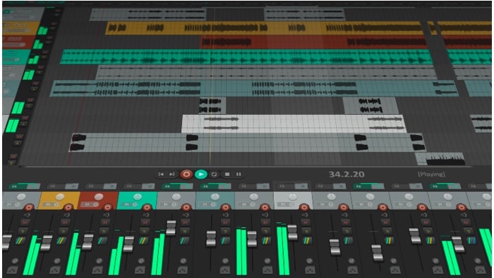 Reaper audio editor screenshot Reaper Audio Editor screenshot