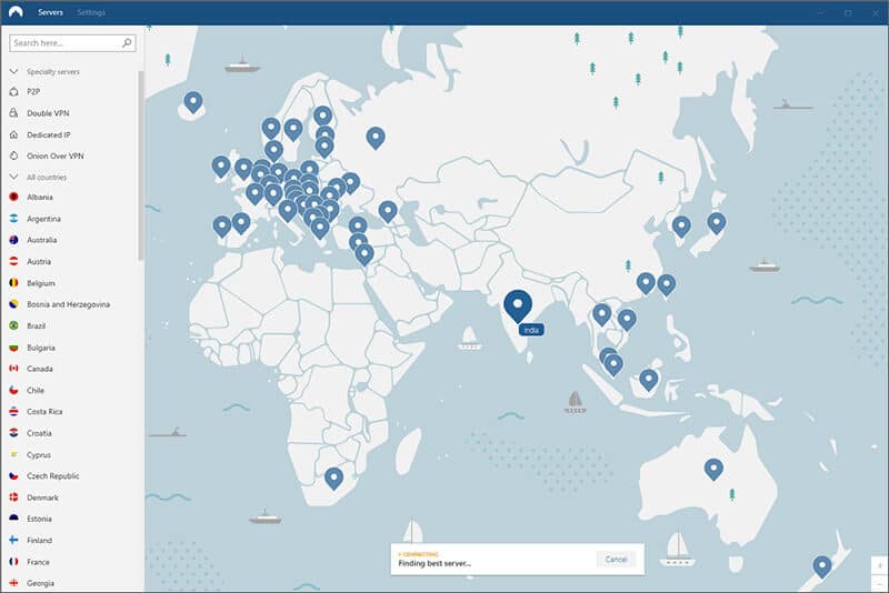 Servers on nordvpn Servers on NordVPN