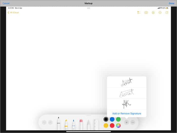 Sign documents on the go with apple pencil Sign documents on the go with Apple Pencil
