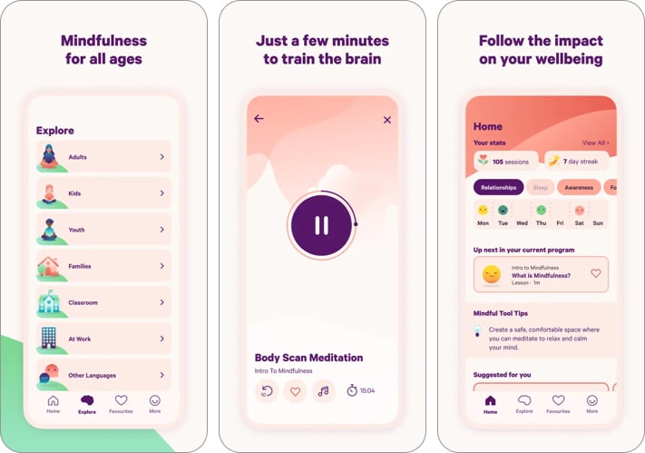 Smiling mind iphone mental health app Smiling Mind iPhone mental health app