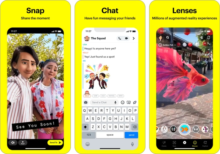 Snapchat best social media iphone app Snapchat best social media iPhone app