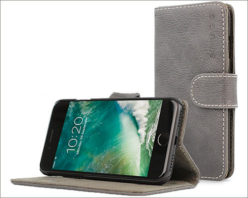 Snugg iPhone 7 Leather Case