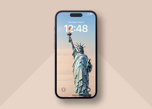 Statue of liberty depth effect wallpaper Ignited tatue of Liberty depth effect wallpaper