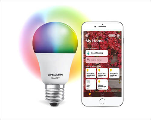 Sylvania a19 smart led bulb compatible with apple homekit SYLVANIA A19 Smart LED Bulb Compatible with Apple HomeKit