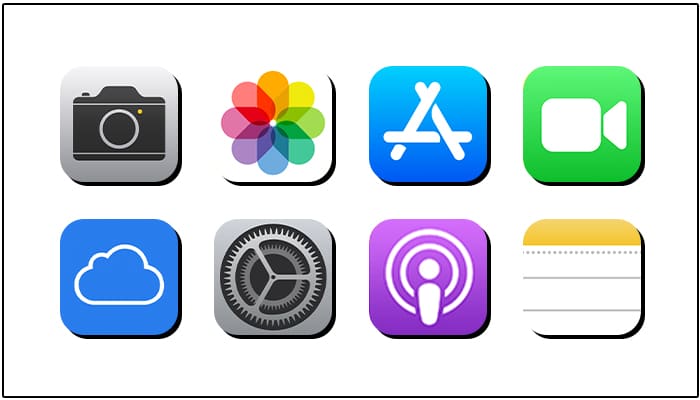 System apps iOS system apps