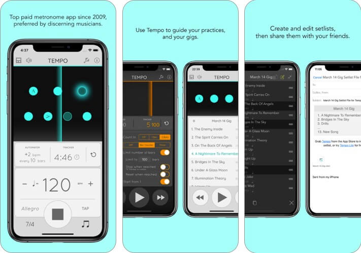 Tempo music learning app screenshot 1 tempo music learning app screenshot