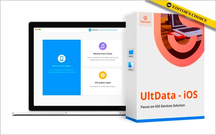 Tenoshare ultdata iphone data recovery software for mac Tenoshare UltData iPhone data recovery software for Mac