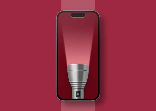Torch light dynamic island wallpaper Flashlight Dynamic Island wallpaper