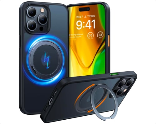 Torras 360°rotatable ring designed for iphone 15 pro case
TORRAS 360°Rotatable Ring Designed for iPhone 15 Pro Case