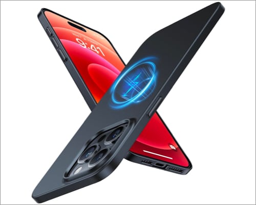 Torras magnetic slim fit designed for iphone 15 pro max case TORRAS Magnetic Slim-Fit Designed for iPhone 15 Pro Max Case