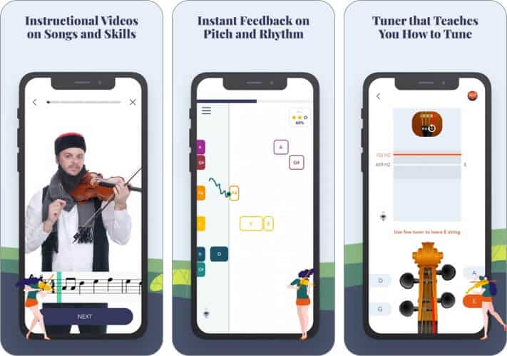 Trala violin learning app screenshot 1 trala violin learning app screenshot