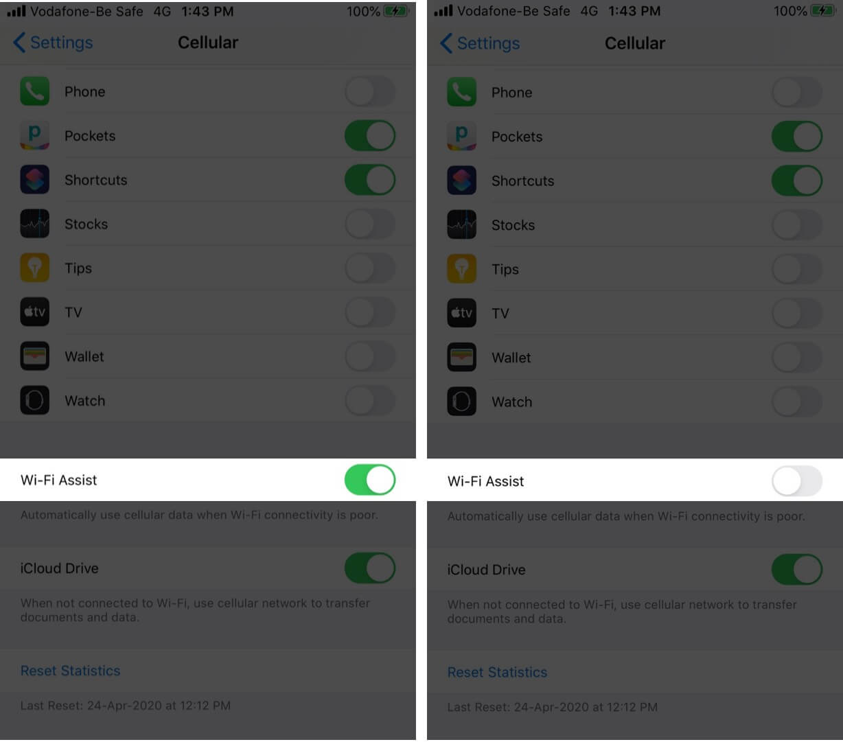 Turn off wi fi assist on iphone 2 Turn Off Wi-Fi Assist on iPhone