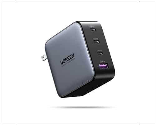 Ugreen 100w usb c charger nexode 4 port gan foldable compact wall charger UGREEN 100W USB C Charger, Nexode 4-Port GaN Foldable Compact Wall Charger