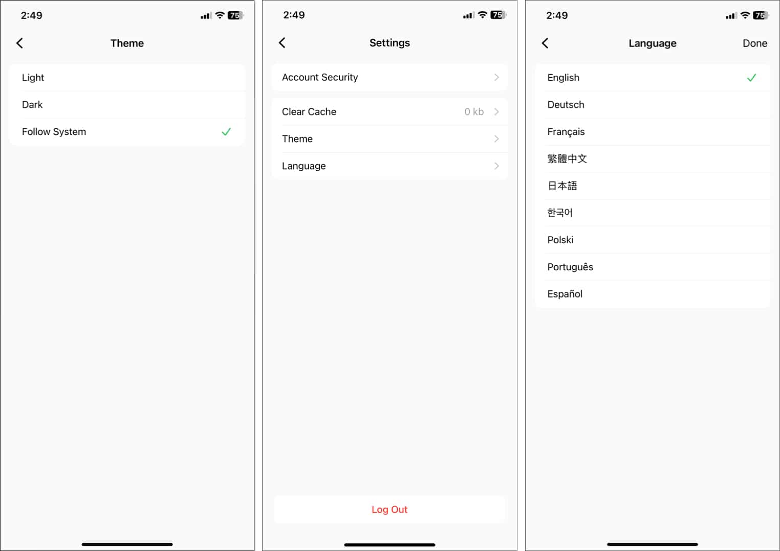 User interface of swifdoo ios app User Interface of SwifDoo iOS app