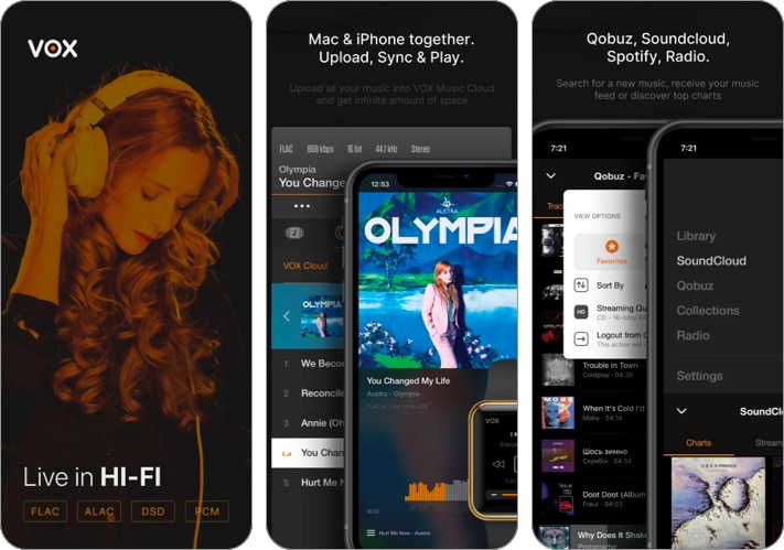 Vox best music player app for iphone and ipad VOX best music player app for iPhone and iPad