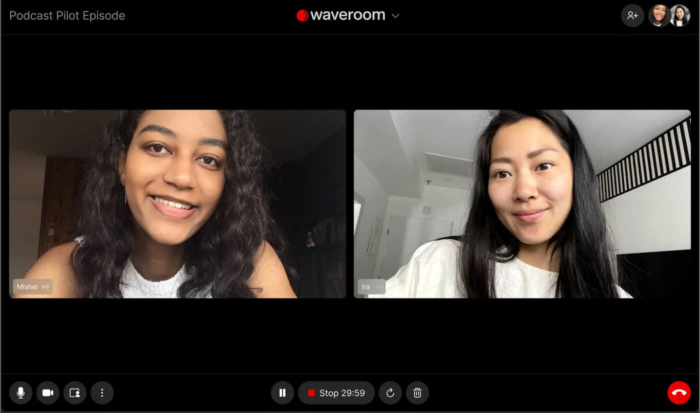 Waveroom call Waveroom call