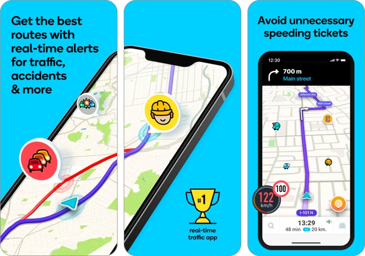 Waze best food and travel iphone app Waze best food and travel iPhone app