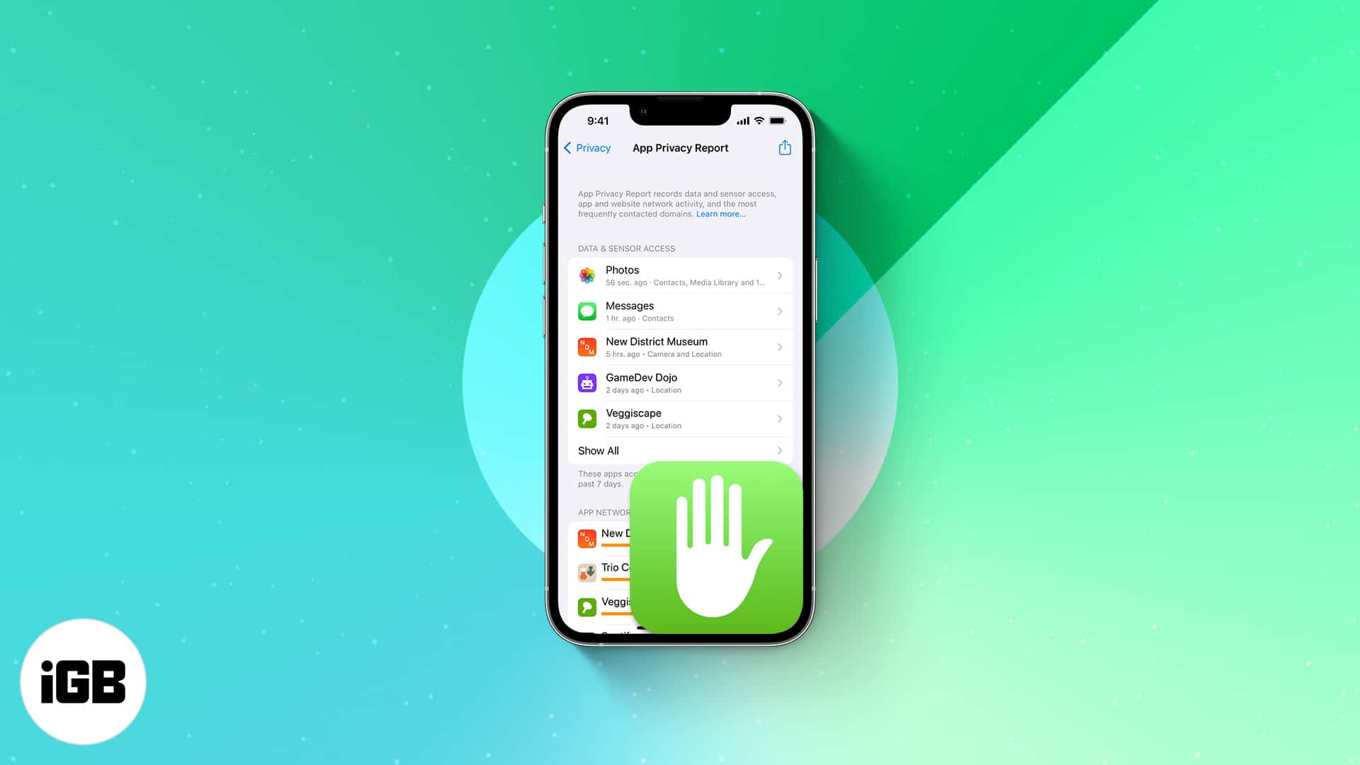 What is app privacy report on iphone and how you can use it