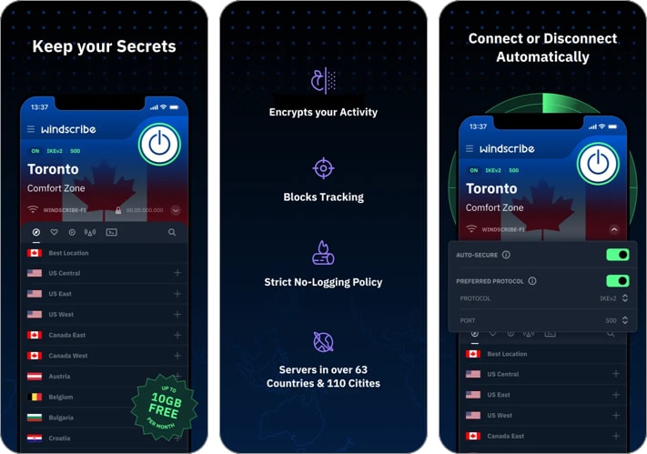 Windscribe vpn for iphone and ipad Windscribe VPN for iPhone and iPad